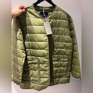 Everlane size small dark moss liner jacket